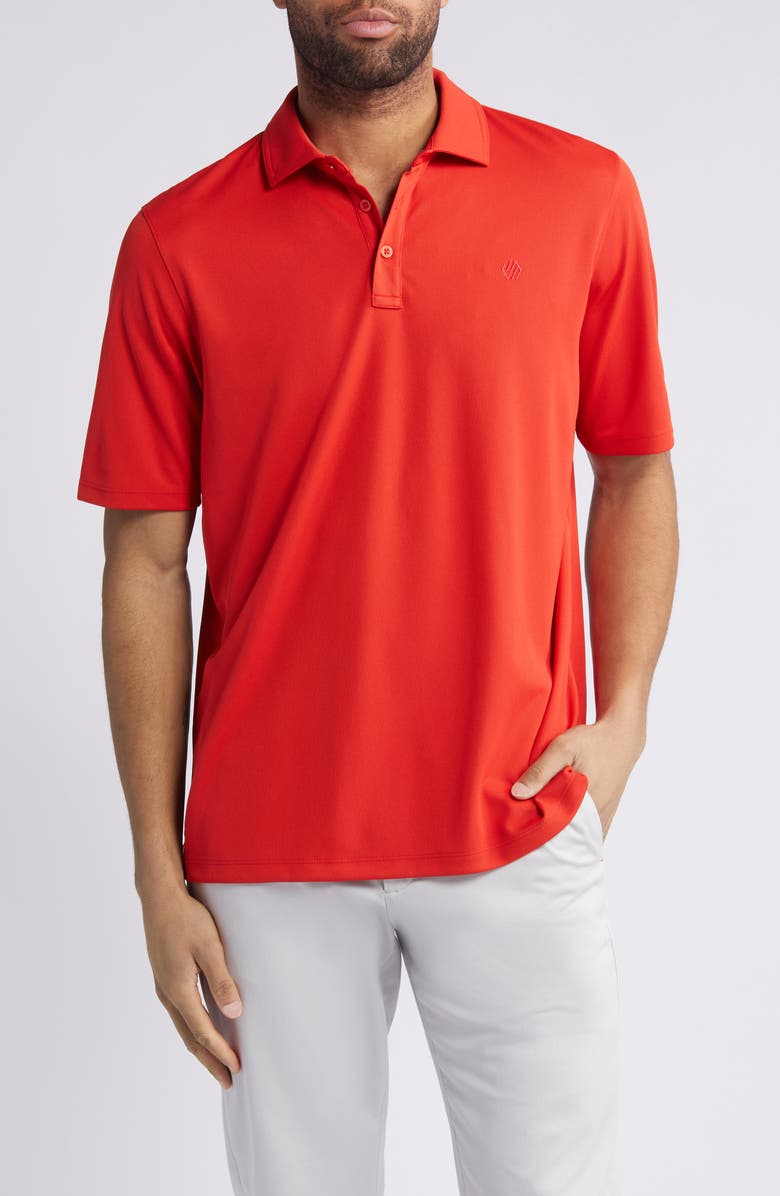 Johnston & Murphy XC4 Cool Degree Performance Polo, Main, color, Red