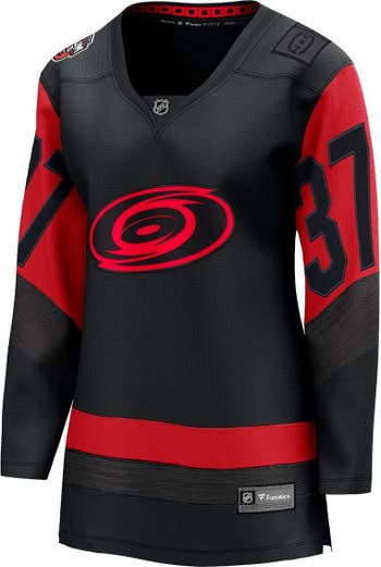 Women's Fanatics Branded Andrei Svechnikov Black Carolina Hurricanes 2023 NHL Stadium Series Breakaway Player Jersey