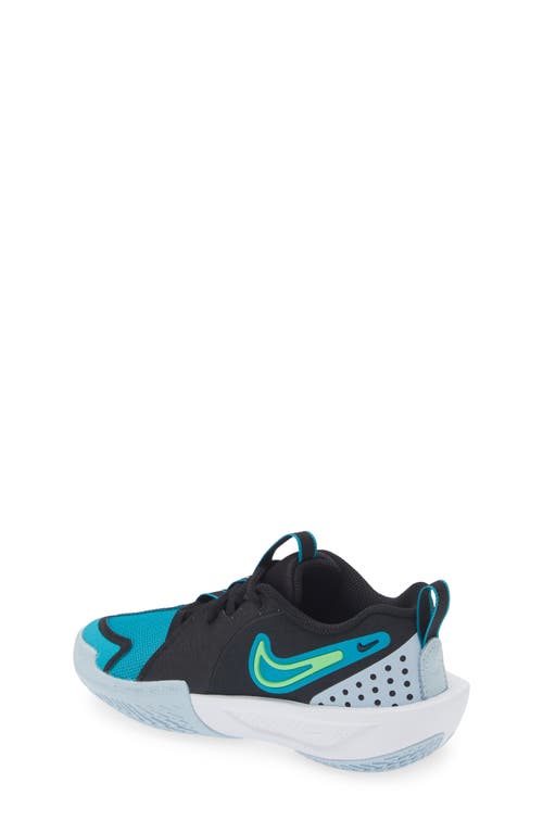 Shop Nike Kids' G.t. Cut 3 Basketball Shoe In Black/white/aquamarine