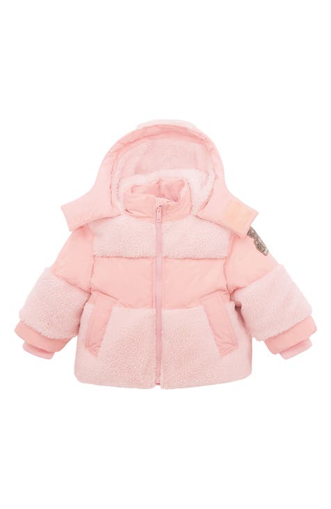Fendi Size 3T Monogram x Red Puffer Coat Puffy Jacket Toddler Kids