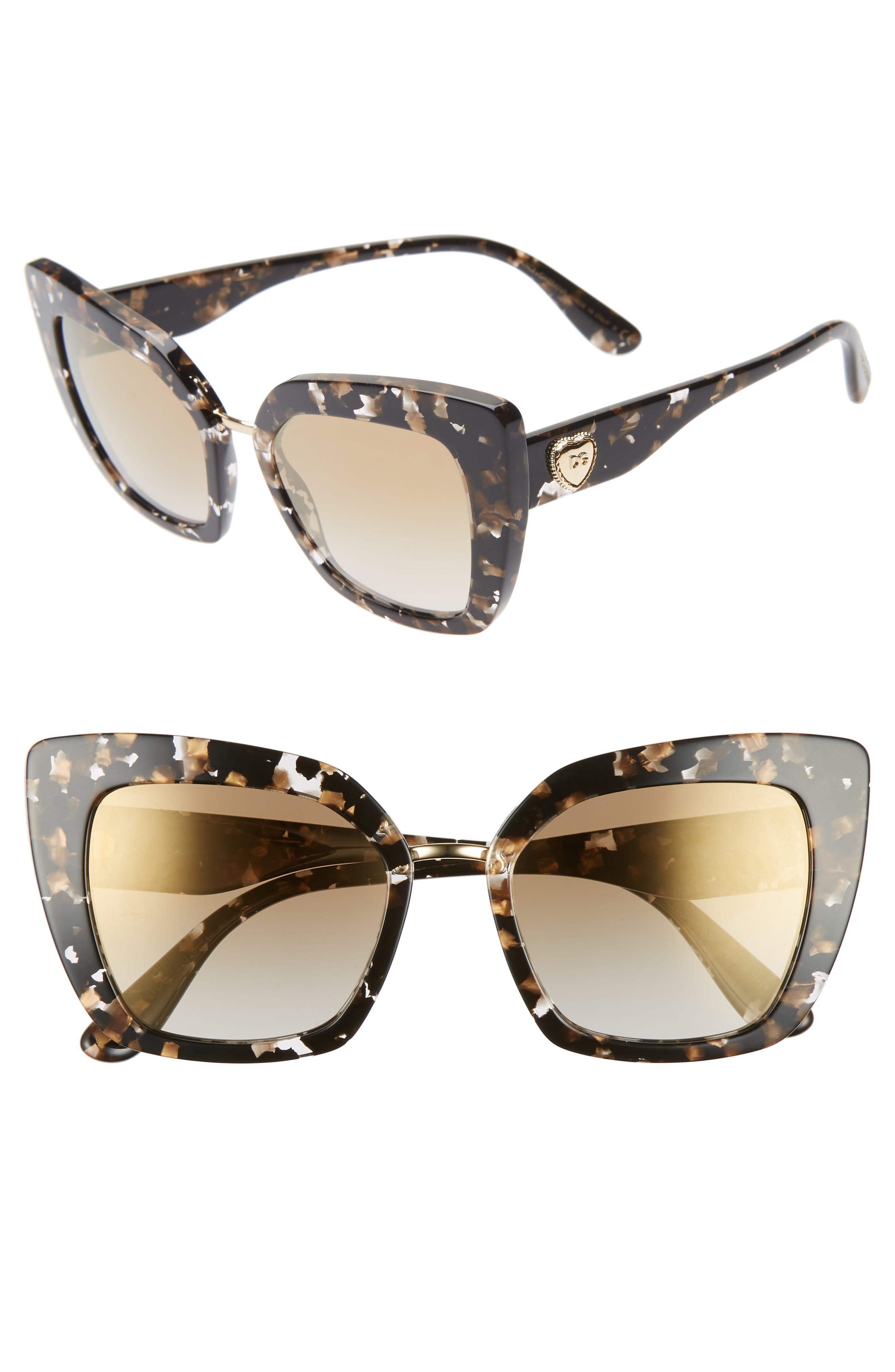 Gabbana | 52mm Cat Eye Sunglasses 