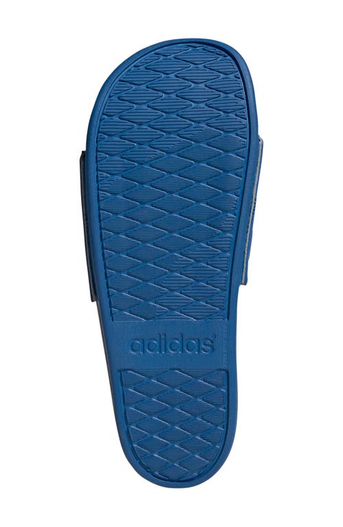 Shop Adidas Originals Adidas Gender Inclusive Adilette Comfort Sport Slide Sandal In Royal/dark Blue/royal