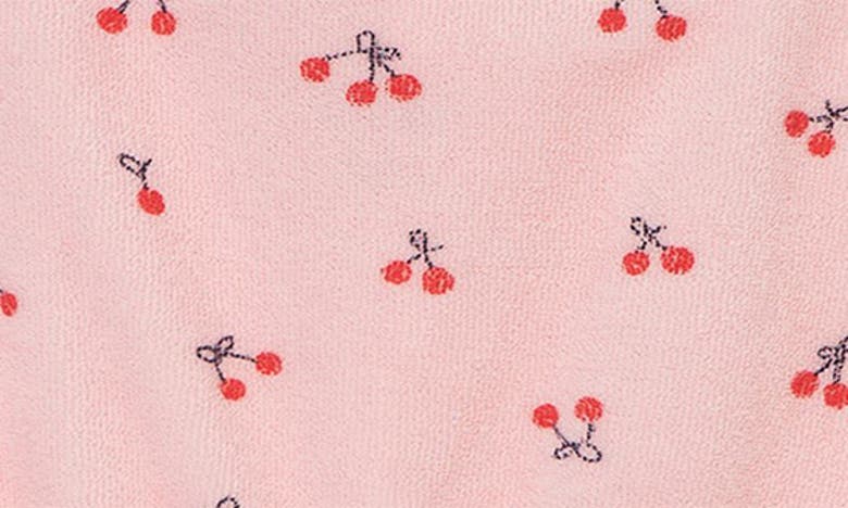 Shop Little Me Cherry Print Romper In Pink
