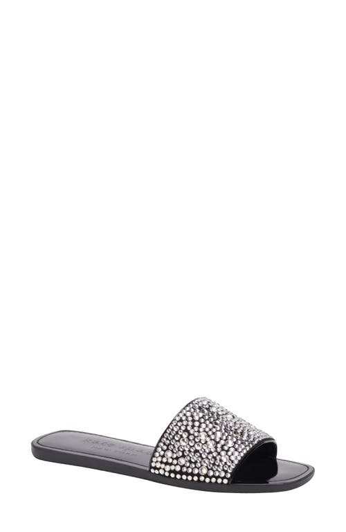 Kate Spade New York all that glitters slide sandal in Black/Clear at Nordstrom, Size 10
