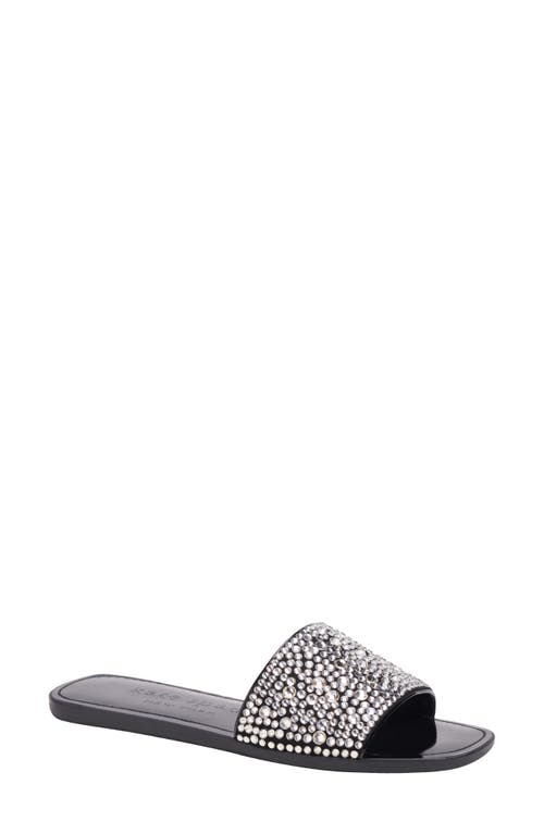 Kate Spade New York All That Glitters Slide Sandal In Black/clear