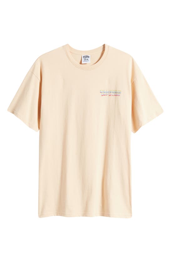 Shop Billionaire Boys Club Body Soul Cotton Graphic T-shirt In Ivory Cream