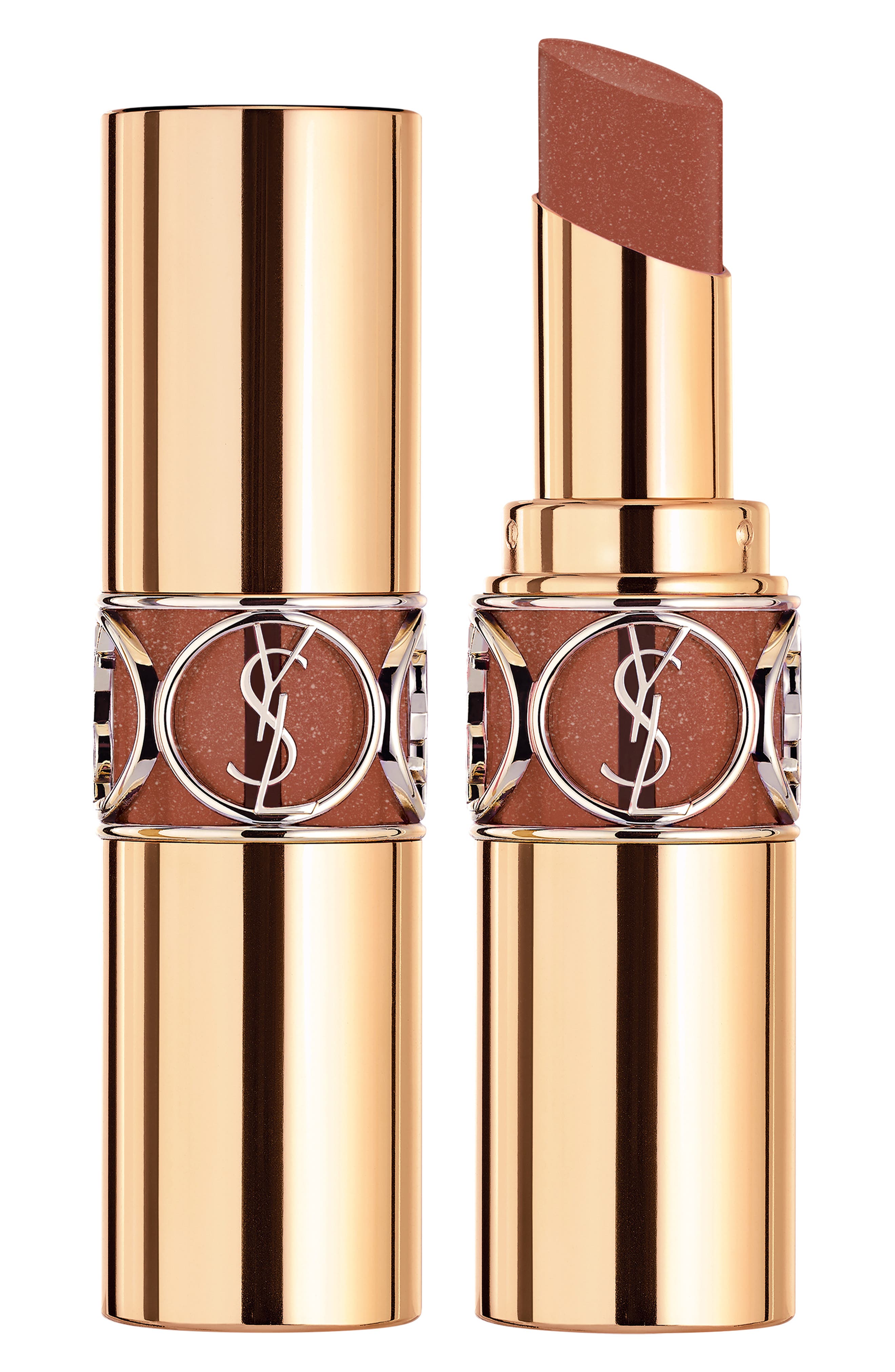 Yves Saint Laurent Rouge Volupte Shine Oil-in-Stick Lipstick Balm in Beige Satin