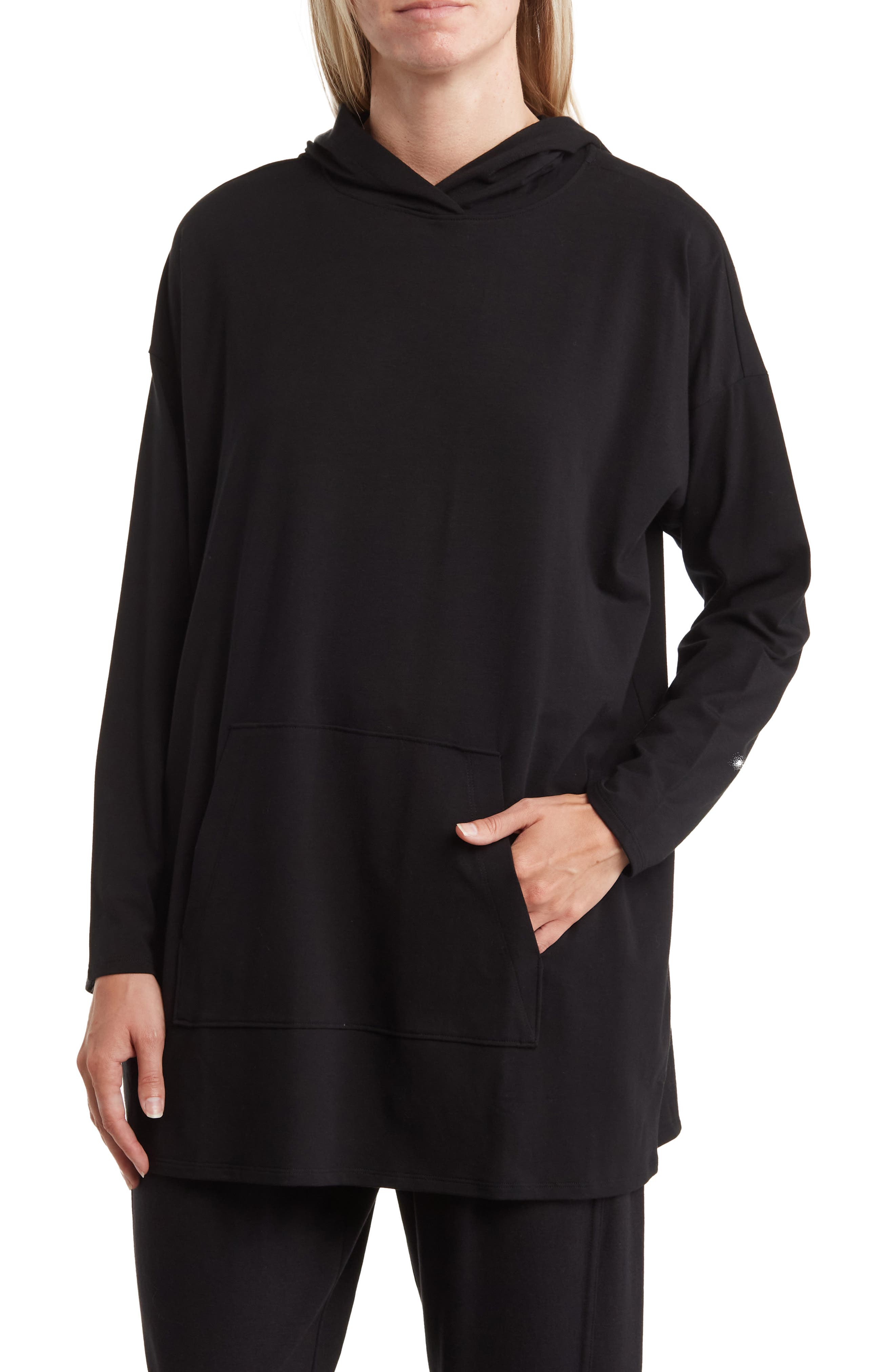Eileen Fisher Hooded Boxy Tunic | Nordstromrack