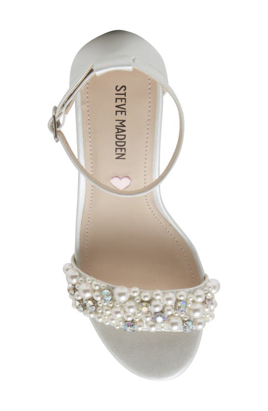Steve Madden Jcarrson Ankle Strap Sandal In Pearl