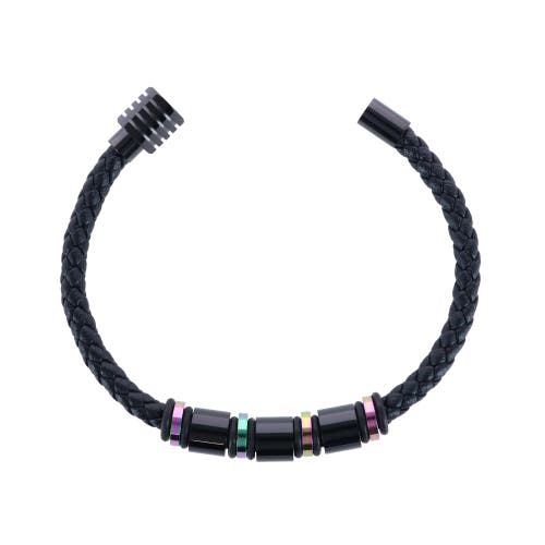 Trafalgar Subtle Color Magnetic Secure Clasp Leather Bracelet In Subtle Color