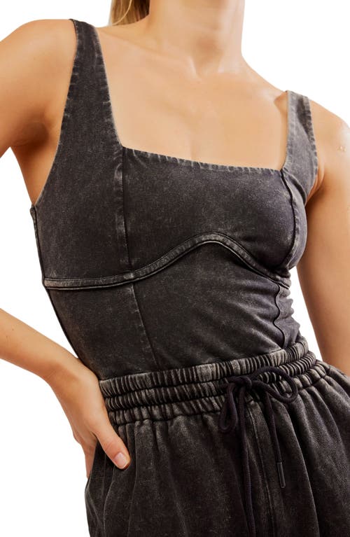 FREE PEOPLE FP MOVEMENT BY FREE PEOPLE FP MOVEMENT INBOUND STRETCH COTTON JUMPSUIT 