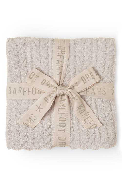 Barefoot Dreams Cozychic® Heirloom Receiving Blanket In Stone