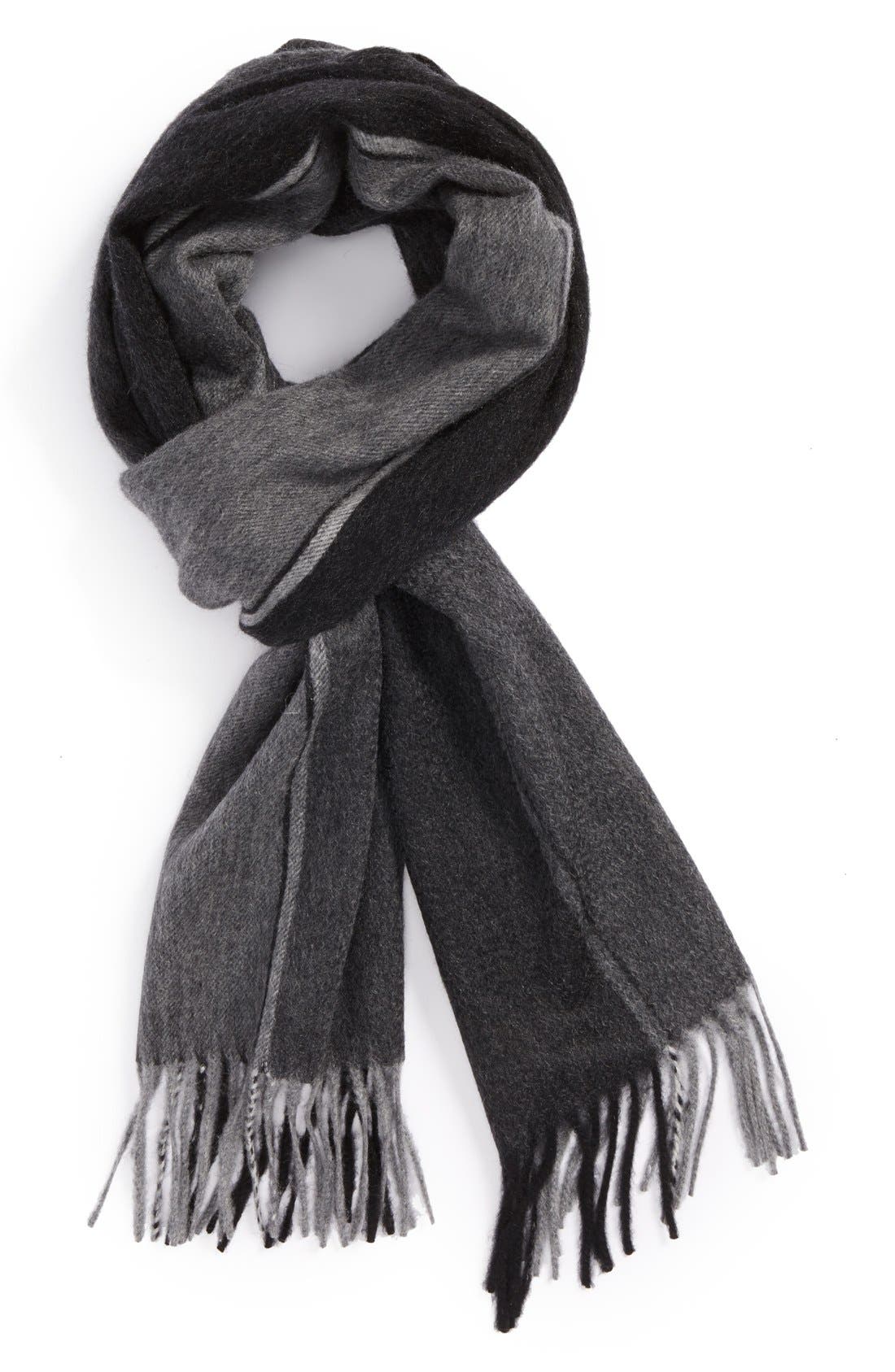Nordstrom Men's Shop Stripe Cashmere Scarf Nordstrom