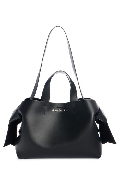 Acne Studios Musubi Leather Tote In Black