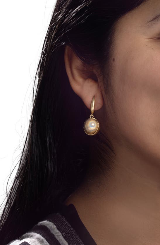 Saachi Orb Drop Earrings In Gold