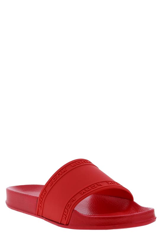 French Connection Fitch Slide Sandal In Red