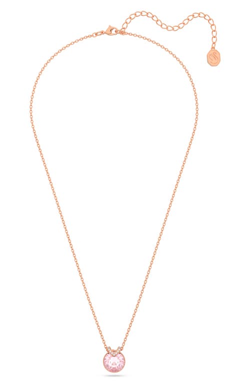 Swarovski Bella Crystal Pendant Necklace in Pink at Nordstrom