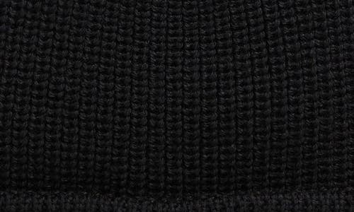 Moncler Wool Blend Beanie In Black