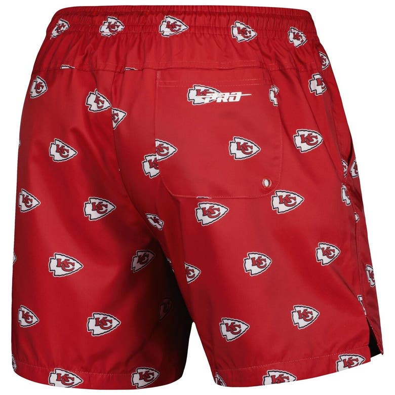 Shop Pro Standard Red Kansas City Chiefs Allover Print Mini Logo Shorts