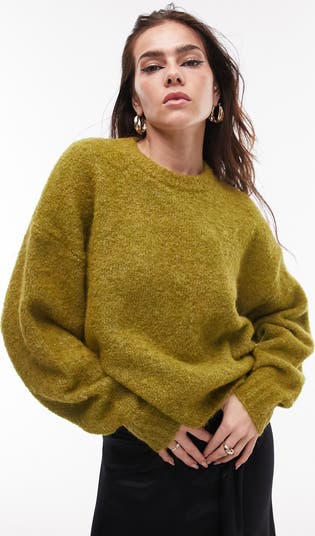 Topshop Boxy Bouclé Sweater | Nordstrom