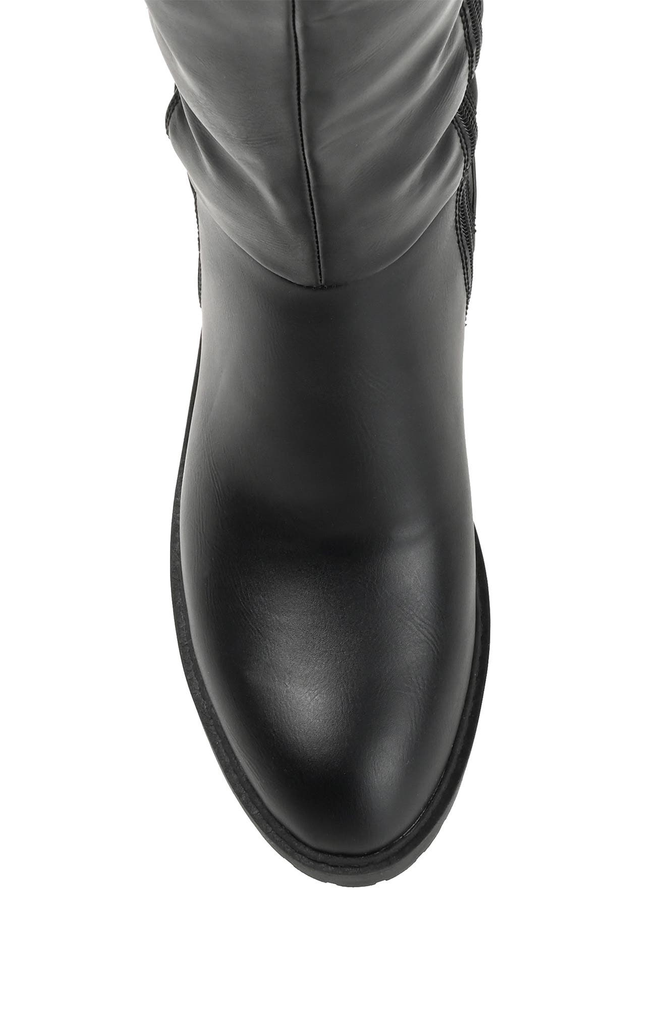 Journee Collection Women's Wide Calf Aryia Boot - Black - Size 6M
