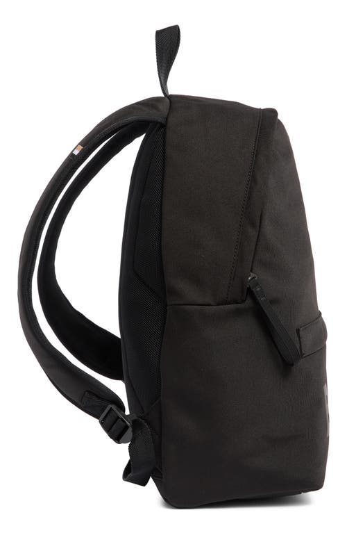 Hugo Boss Boss Pixel Logo Backpack In Black