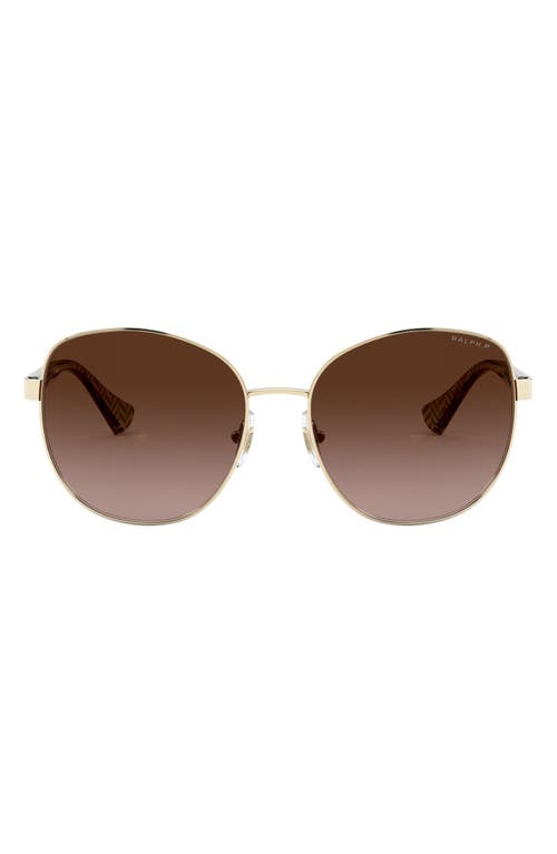 EAN 8056597242141 product image for RALPH by Ralph Lauren Ralph Lauren 57mm Gradient Polarized Round Sunglasses in S | upcitemdb.com