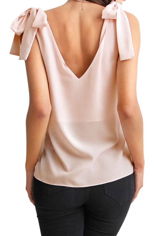 Belle & Bloom Feel For You V-neck Top - Blush