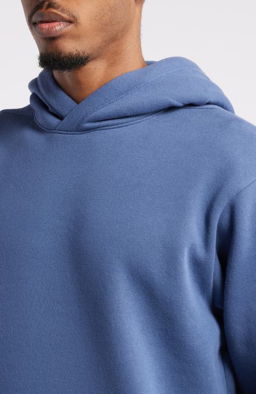 Shop Bp. Fleece Hoodie In Blue Indigo