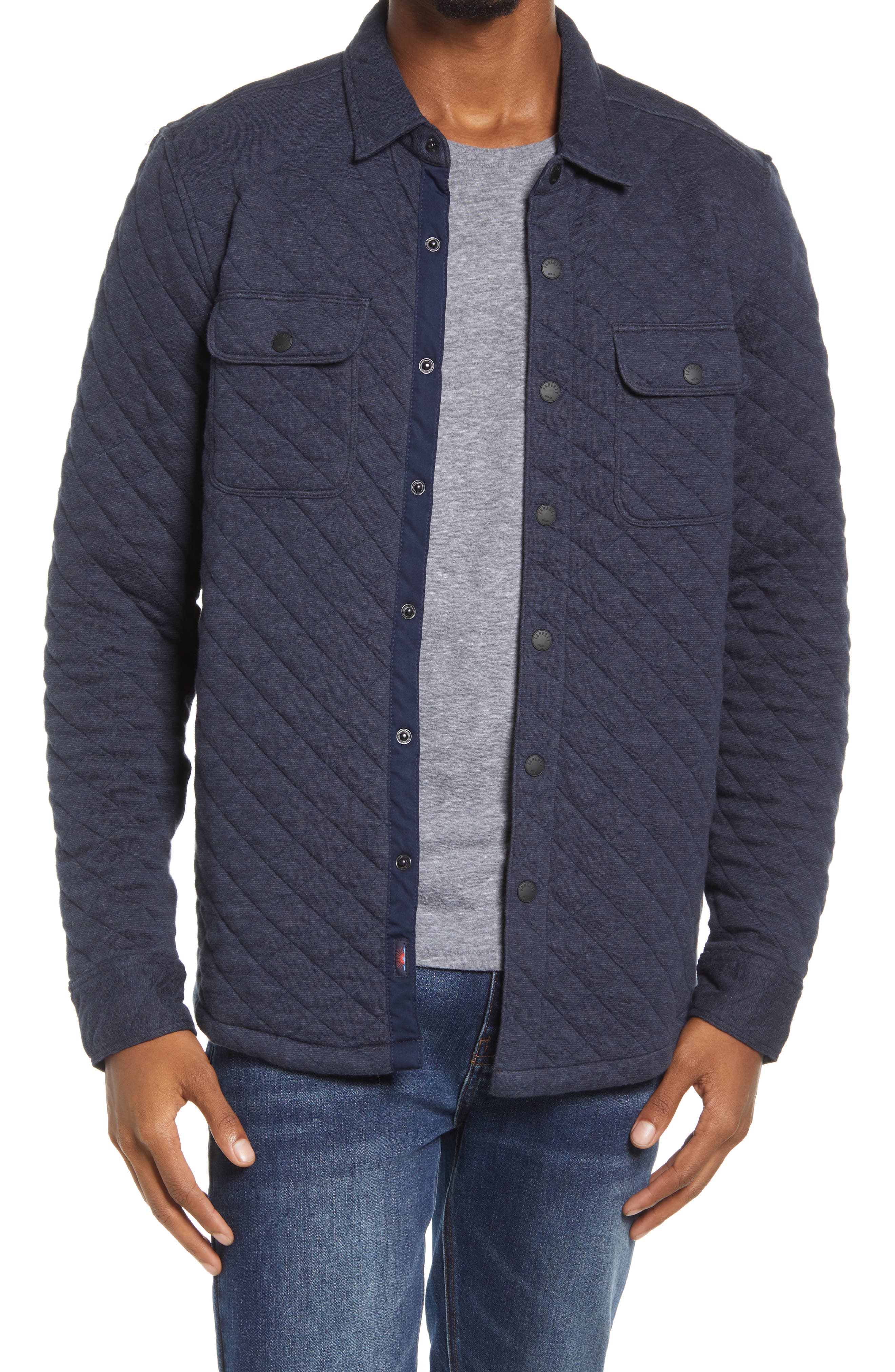 mens quilted denim jacket