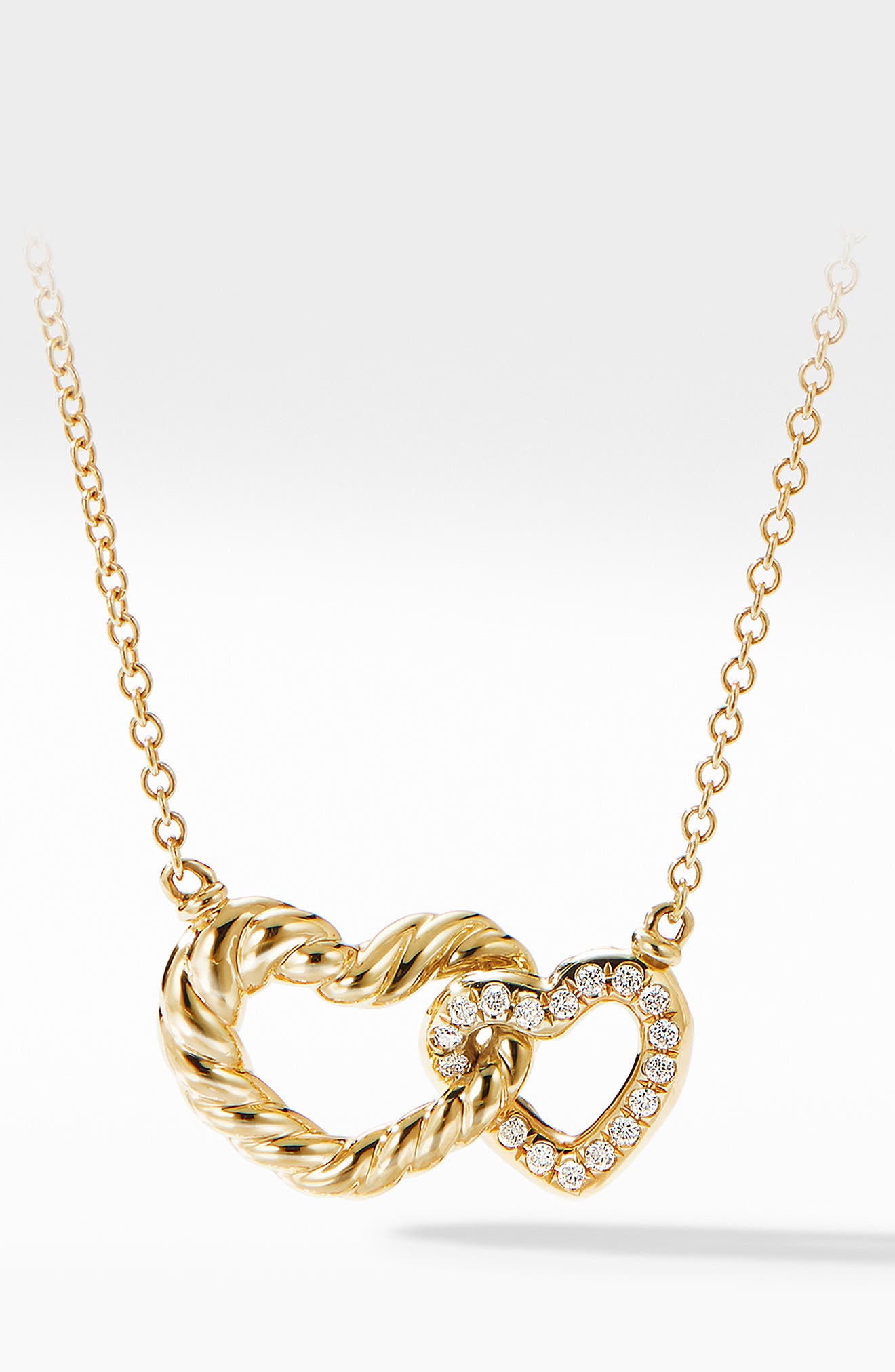 David Yurman Double Heart Pendant 