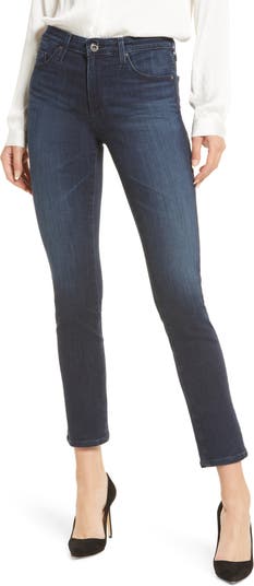AG The Prima Mid Rise Stretch Ankle Cigarette Jeans | Nordstrom