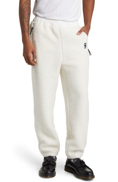 Ivory Fleece Joggers