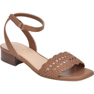 Evolve Ingrid Ankle Strap Sandal- Brown
