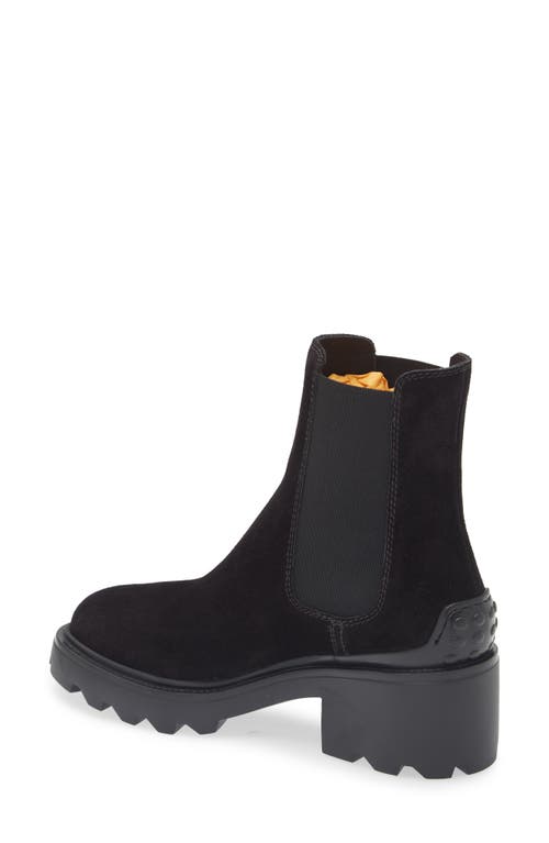 Shop Tod's Chelsea Boot In Nero