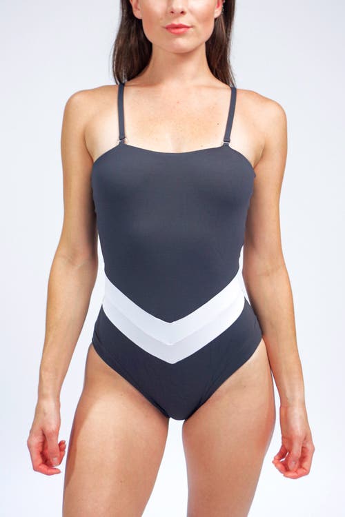 MARY MERCEDES MARY MERCEDES VEE CONVERTIBLE ONE PIECE SWIMSUIT 