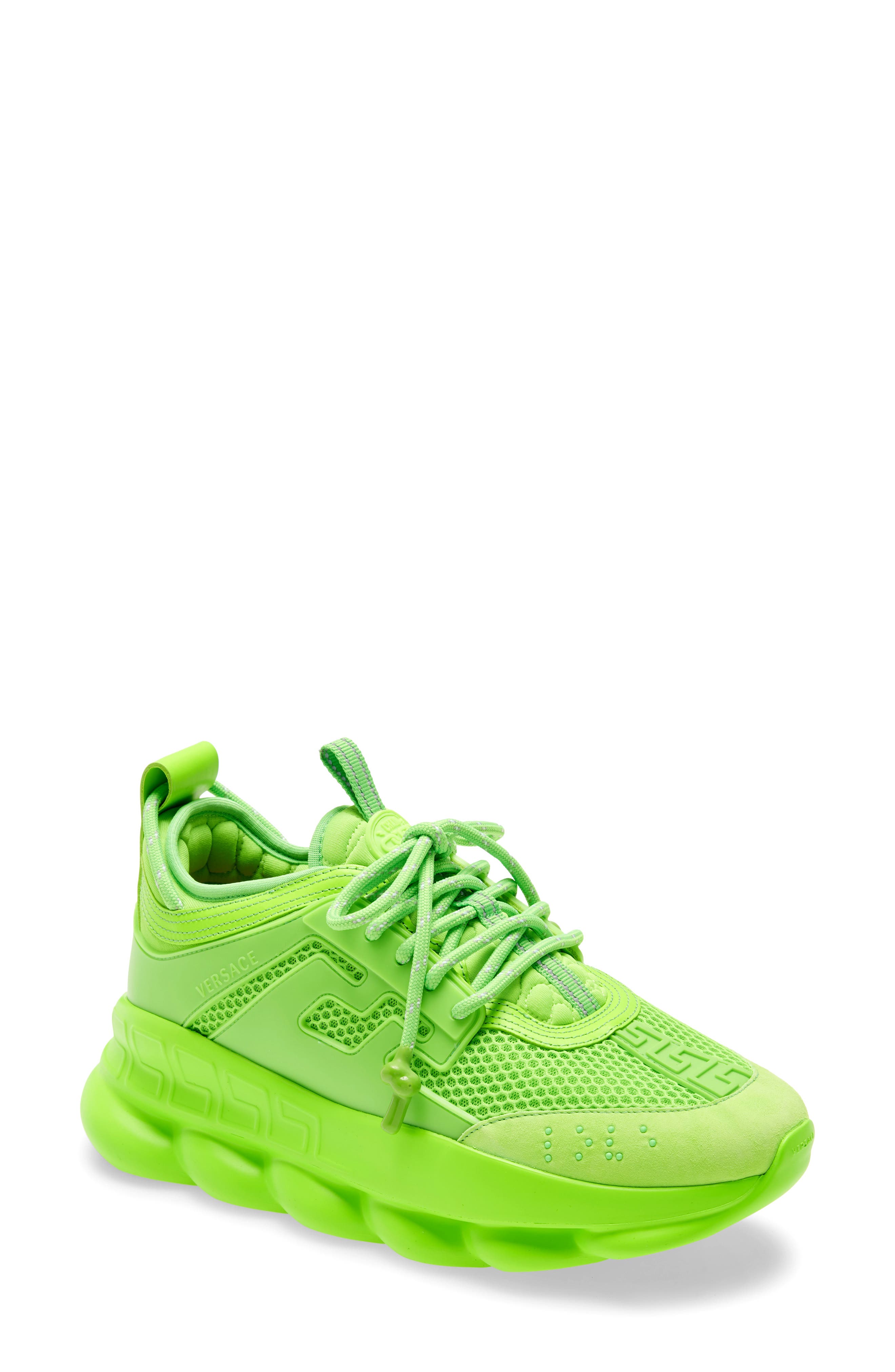 versace neon sneakers