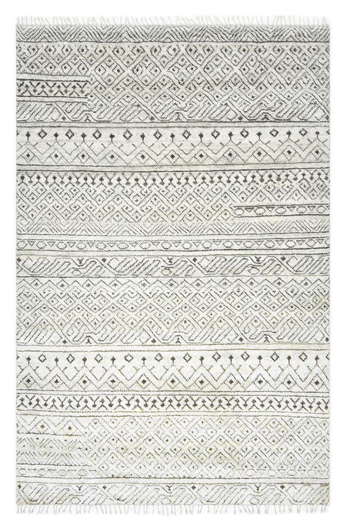 Solo Rugs Thomas Handmade Wool Blend Area Rug in Grey at Nordstrom, Size 8X10