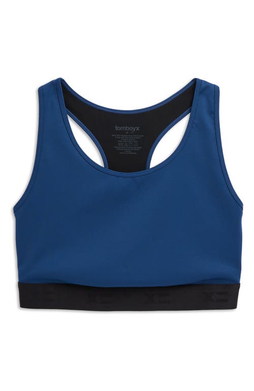 Shop Tomboyx Racerback Compression Top In Gothic Indigo