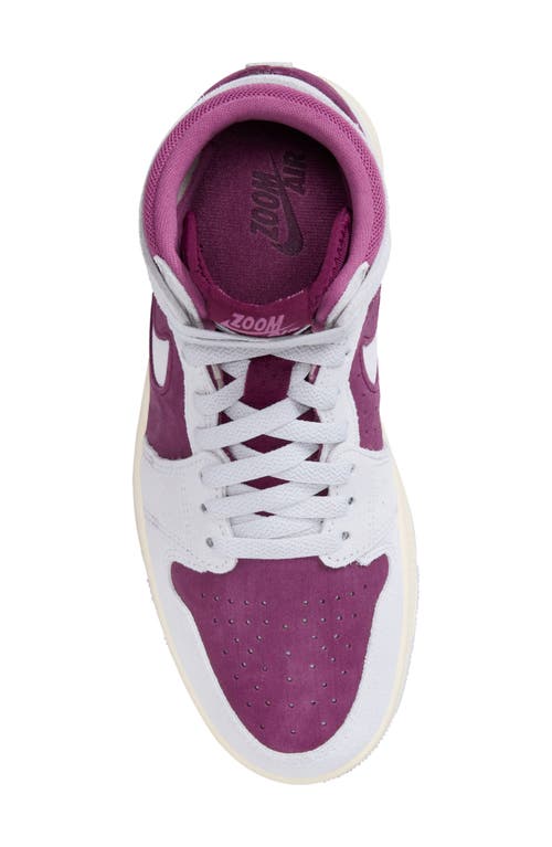 Shop Jordan Air  1 Zoom Comfort 2 High Top Sneaker In Bordeaux/neutral Grey