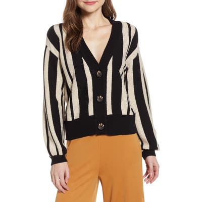 Bp. Stripe Cardigan, Black