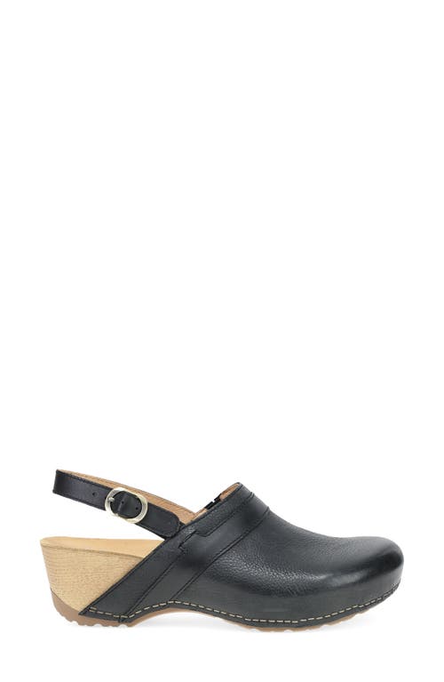 Dansko Tammy Slingback Clog In Black