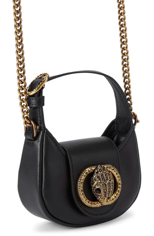 Shop Kurt Geiger London Micro Chelsea Hobo Bag In Black