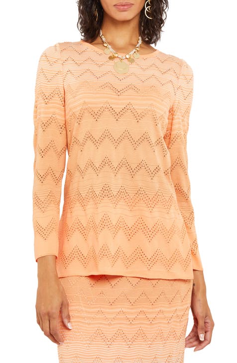 Orange tunic outlet sweater