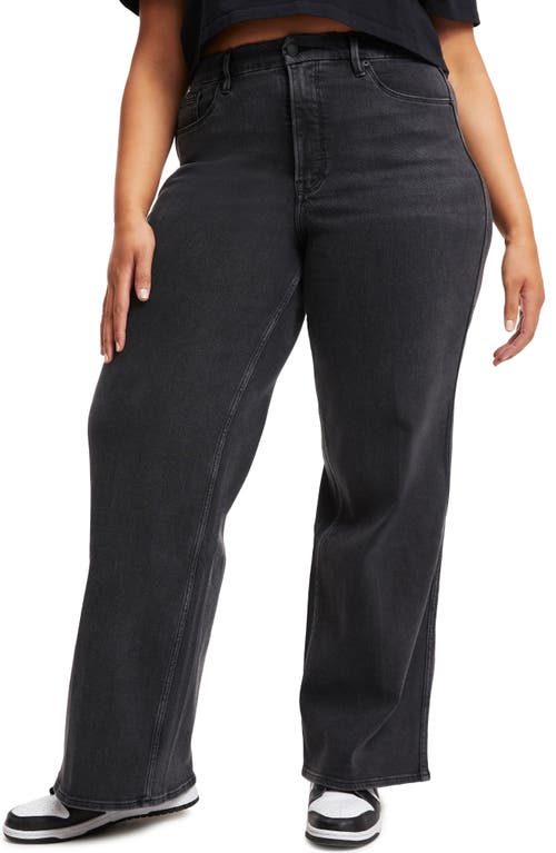 Good American Good Skate High Waist Straight Leg Jeans Good American Good Skate High Waist Straight Leg Jeans