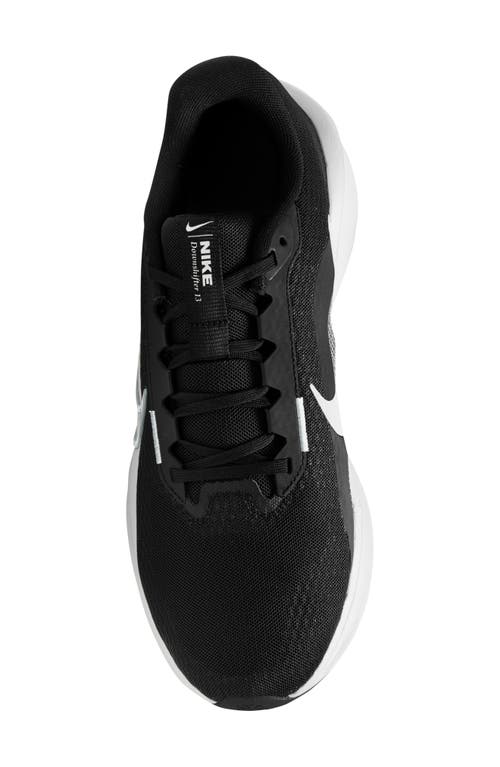 Shop Nike Downshifter 13 Running Shoe In Black/white/dark Smoke Grey