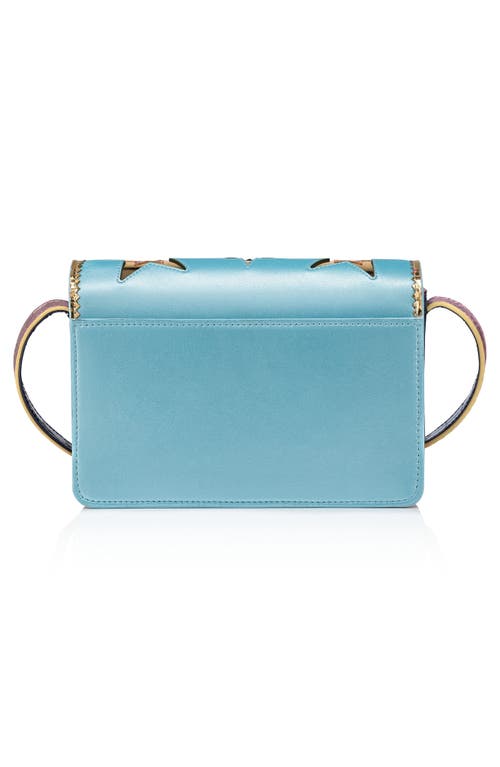 Christian Louboutin Small Loubi54 Giddy Leather Crossbody Bag In 6643 Mineral/multi Billy