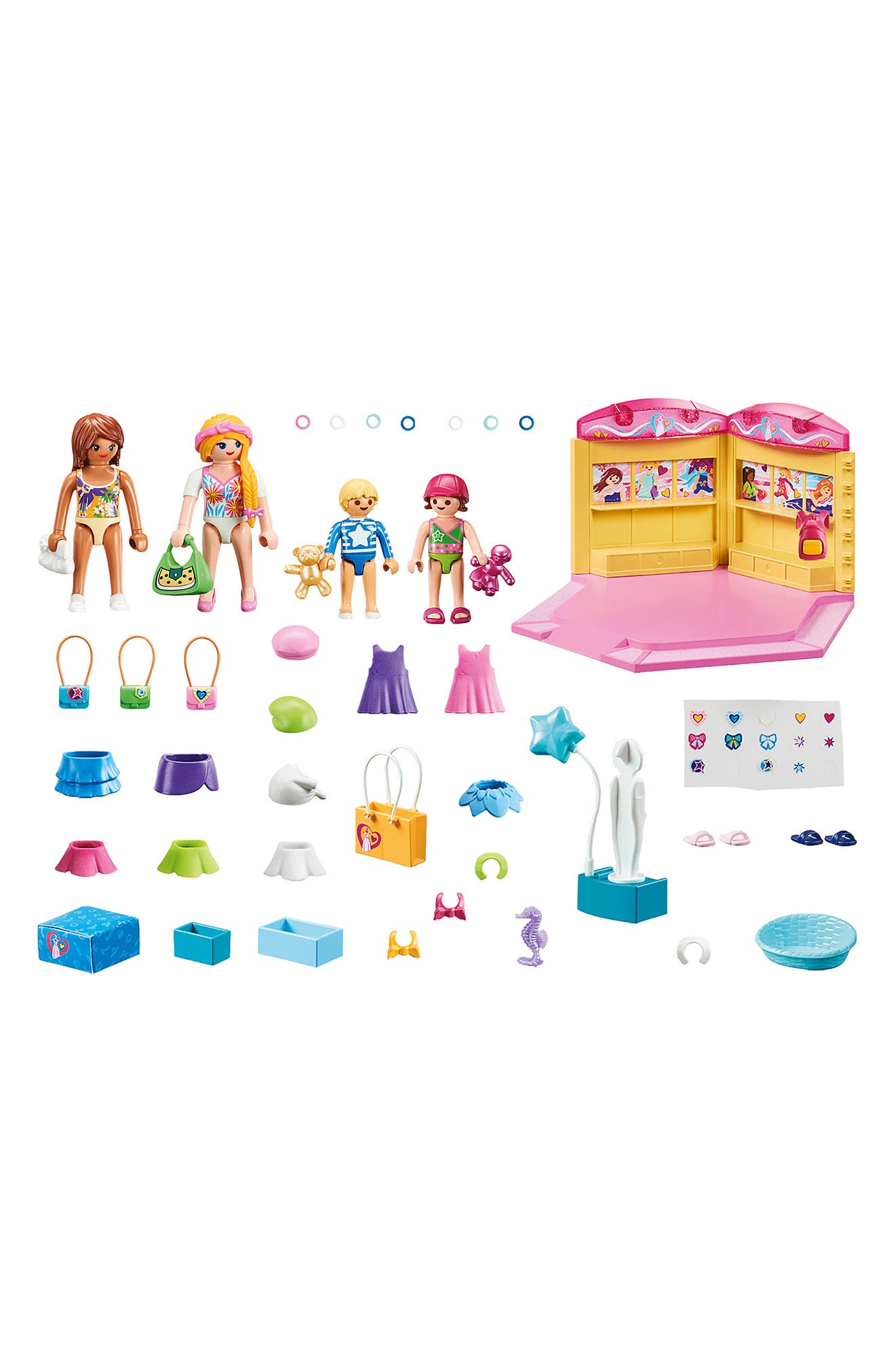 Playmobil accessories SET OF TWO GIFT PACKAGES W/ RIBBONS & BOWS in 2 colors 