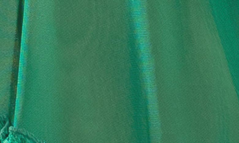 Shop Oh La La Cheri Valentine Soft Cup Babydoll Chemise & G-string Thong In Ultramarine Green