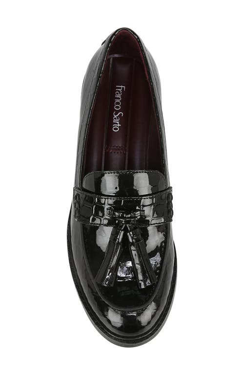 Shop Franco Sarto Carolyn Tassel Loafer In Black